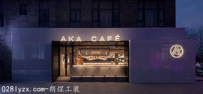 咖啡店門(mén)頭裝修效果